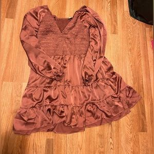 Arula copper long sleeve dress!!